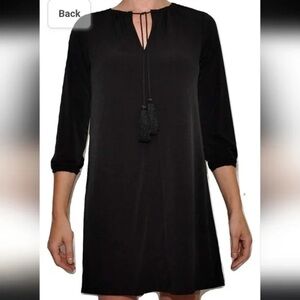 Michael Kors Black Dress with Tassel Detail